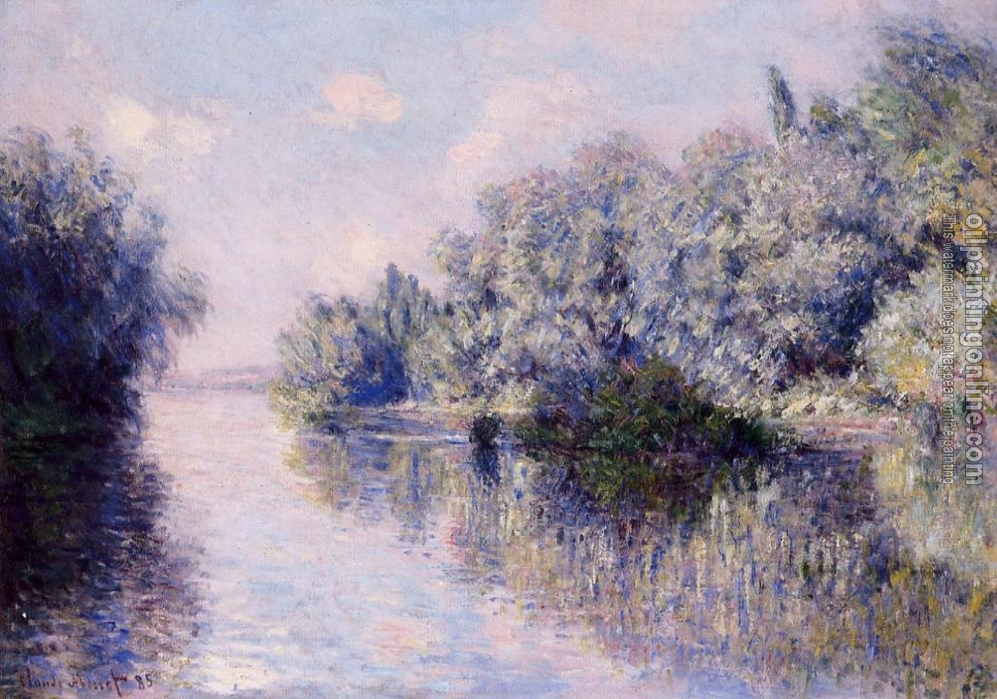 Monet, Claude Oscar - The Seine near Giverny